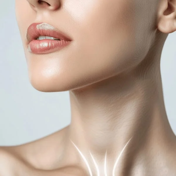 Dekolleté Verjüngung