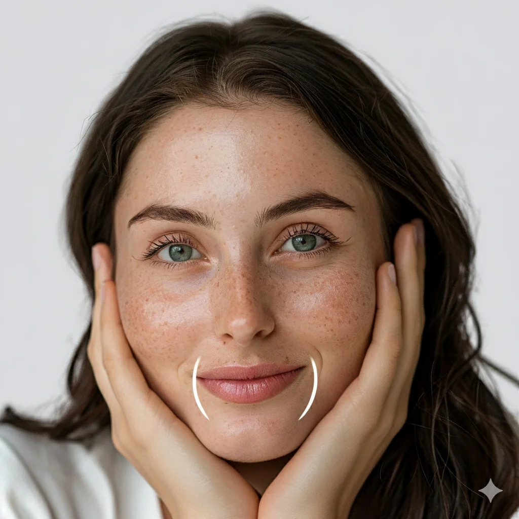 Marionettenfalten Behandlung mit Hyaluron